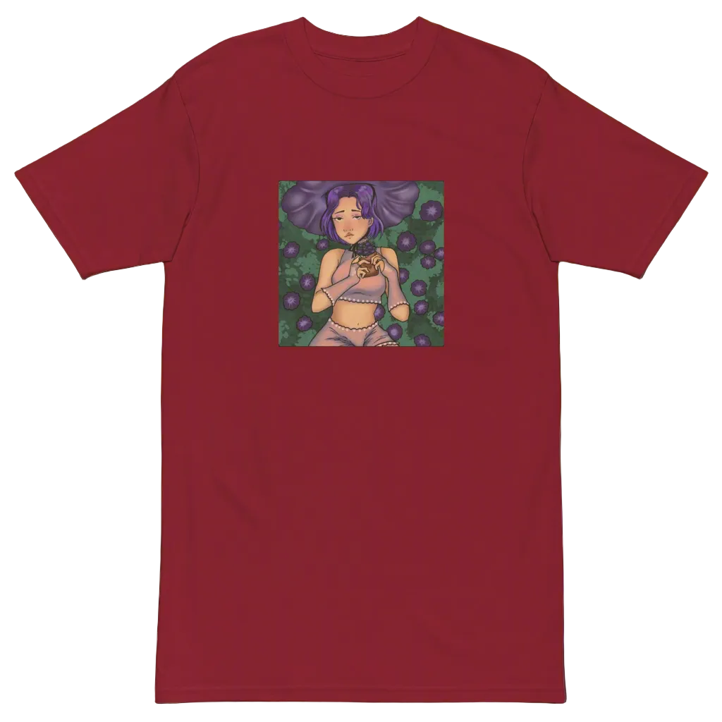 Lucid Flux flower girl premium heavyweight tee