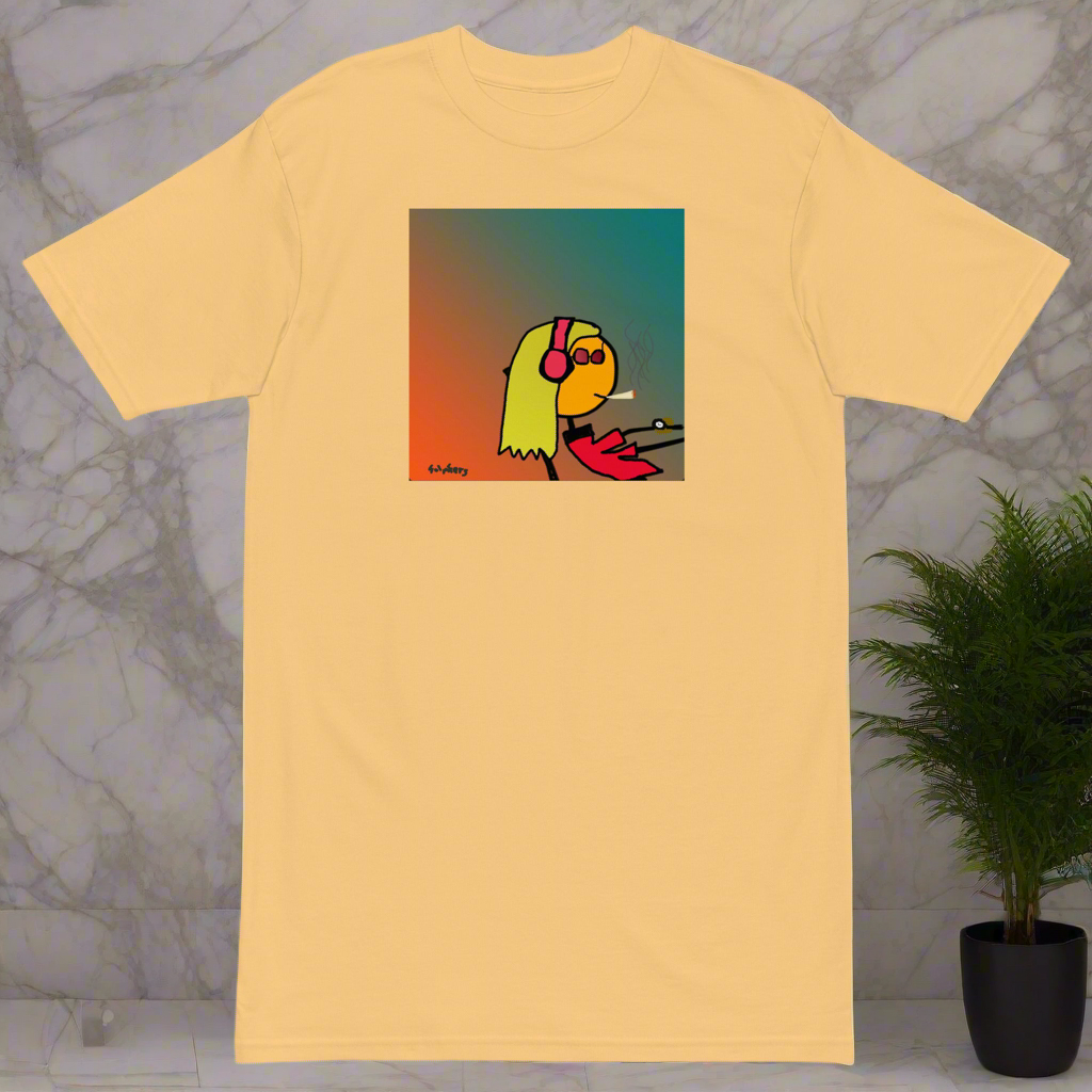 Lucid Flux student stoner premium heavyweight tee