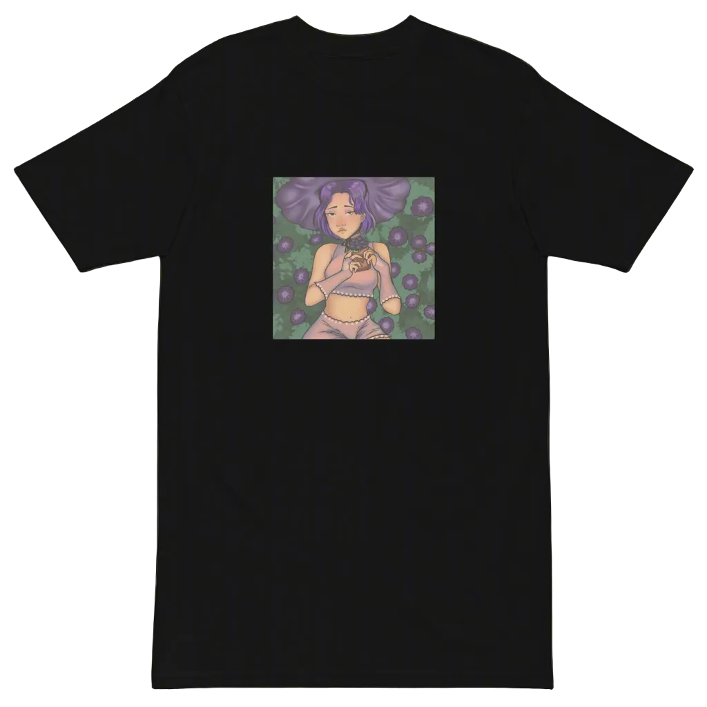 Lucid Flux flower girl premium heavyweight tee