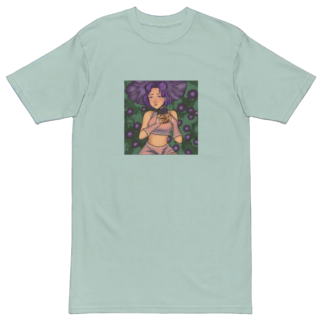 Lucid Flux flower girl premium heavyweight tee