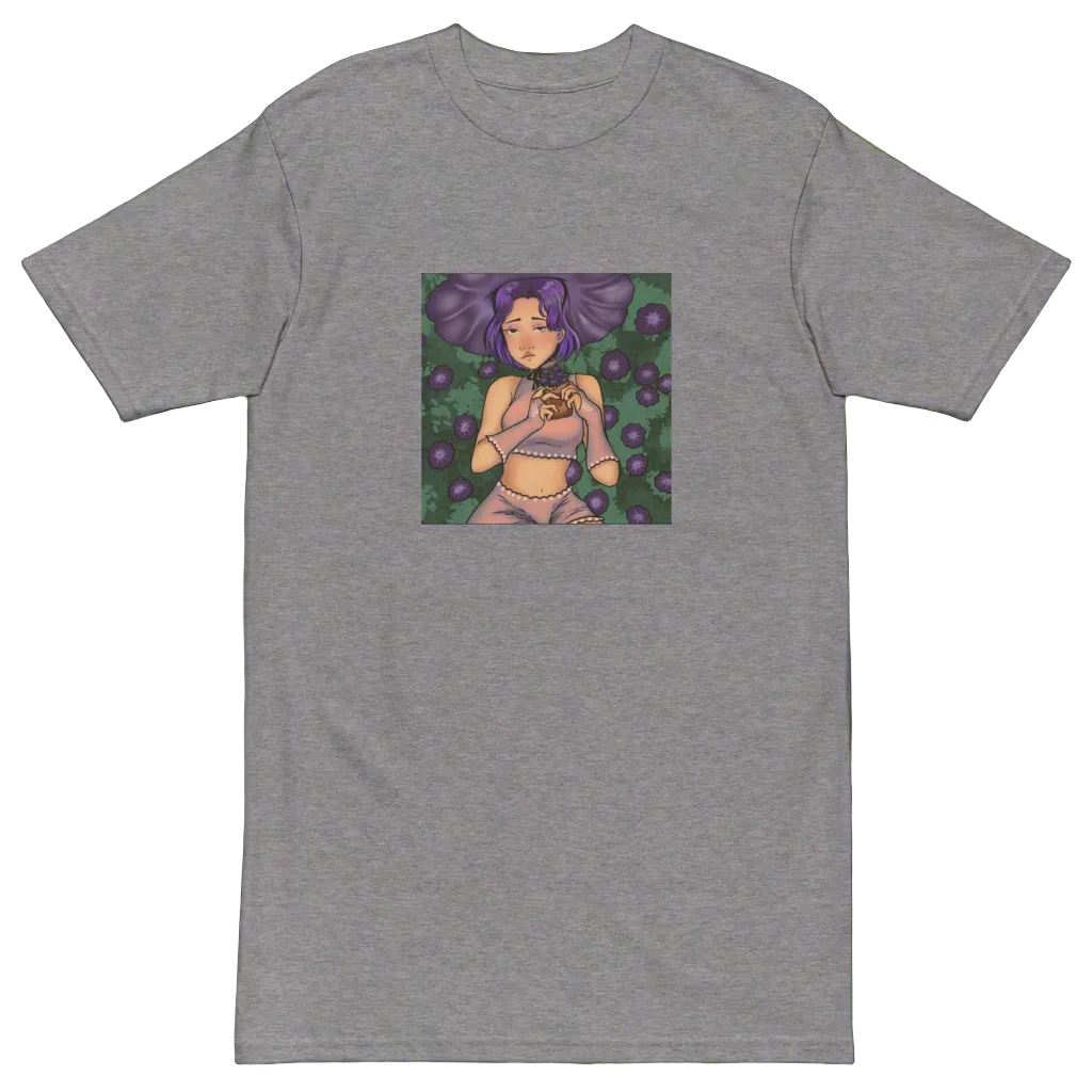 Lucid Flux flower girl premium heavyweight tee