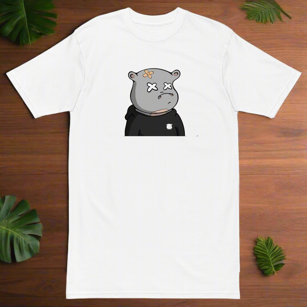 Lucid Flux blind hippo premium heavyweight tee