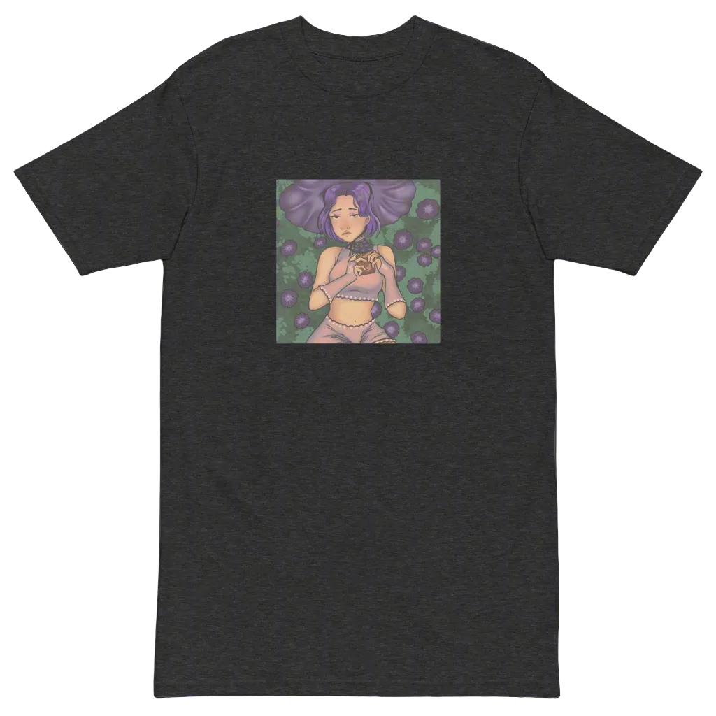 Lucid Flux flower girl premium heavyweight tee