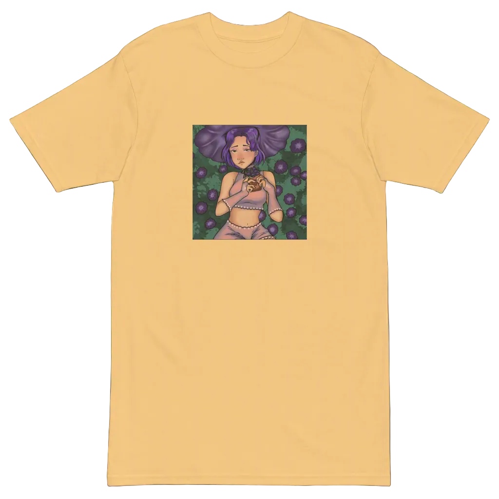 Lucid Flux flower girl premium heavyweight tee