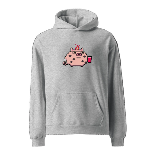 Beer Pong Pig Lucid Flux Unisex oversized hoodie