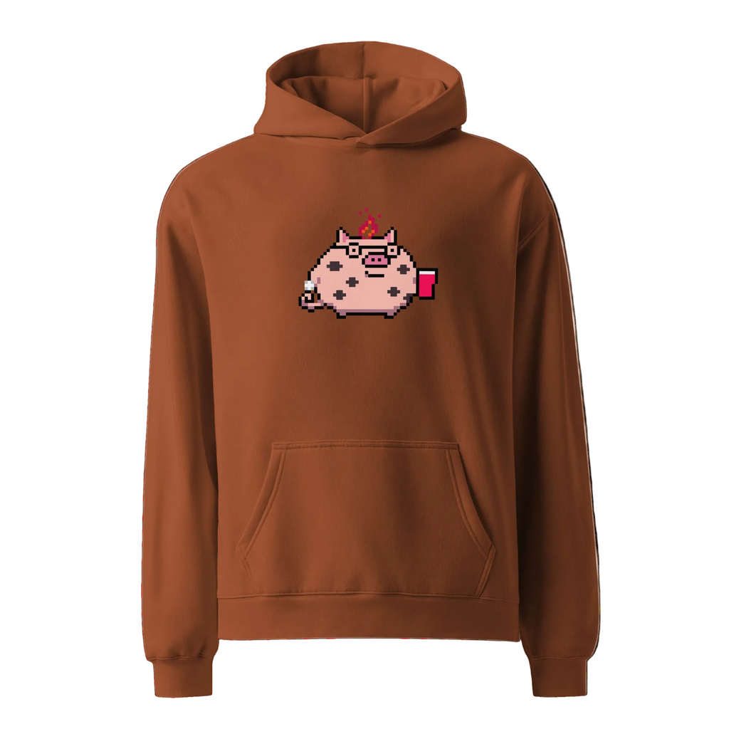Beer Pong Pig Lucid Flux Unisex oversized hoodie