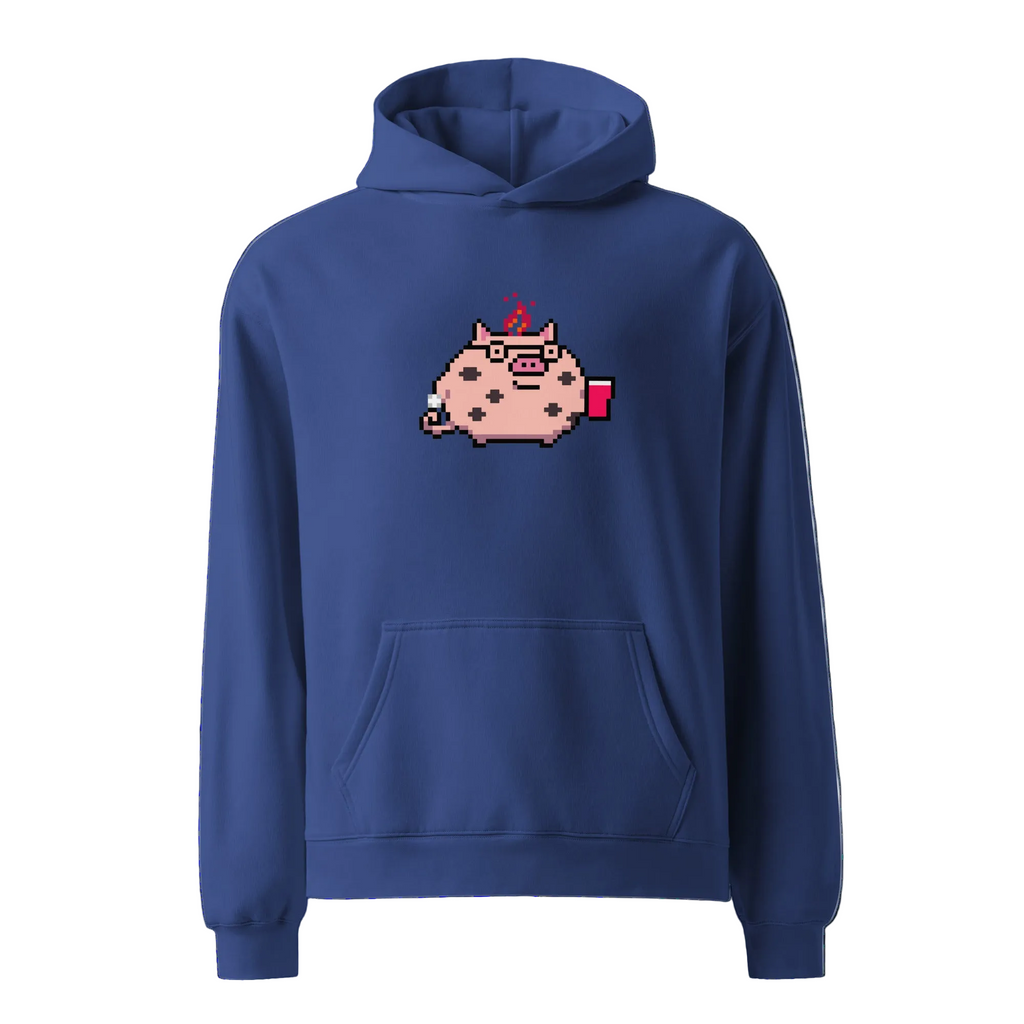 Beer Pong Pig Lucid Flux Unisex oversized hoodie