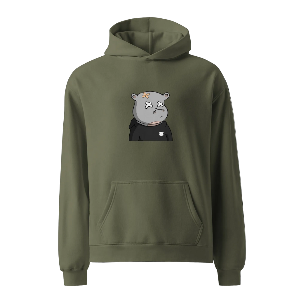 Bandit Hippo Lucid Flux Unisex oversized hoodie