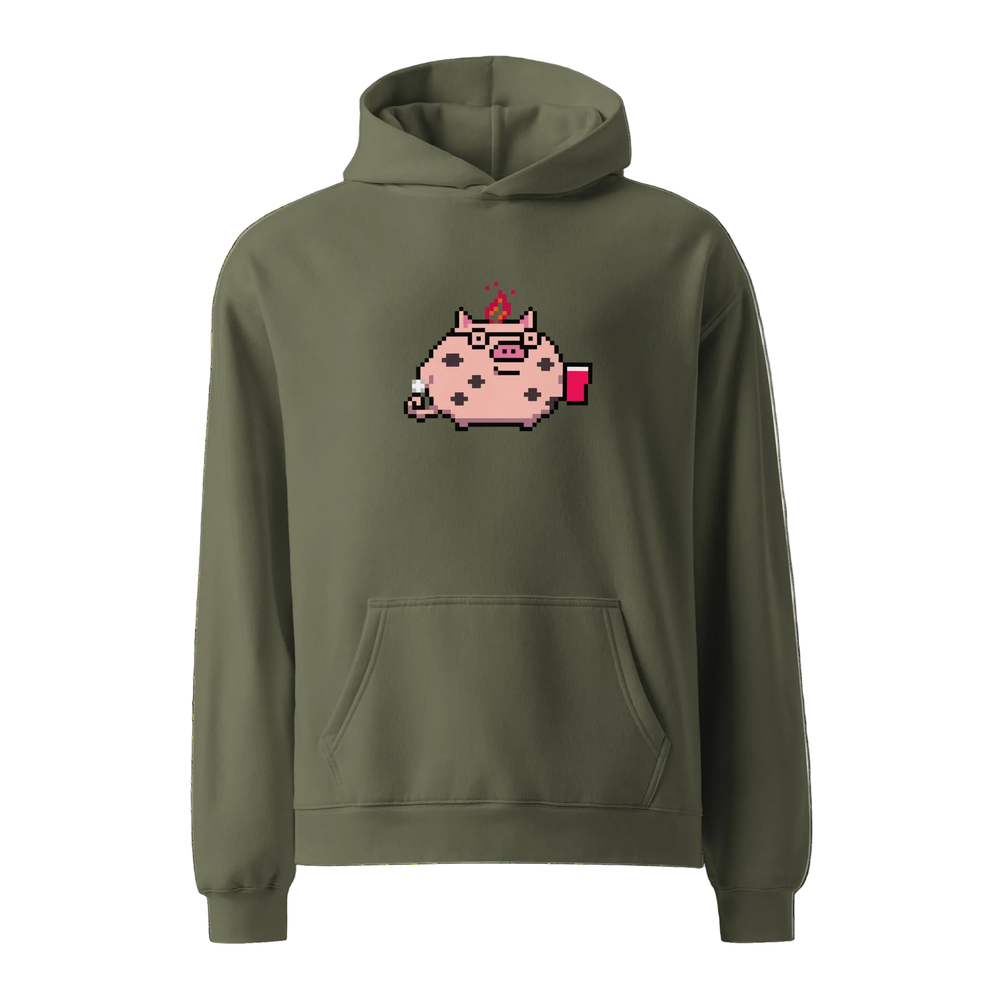 Beer Pong Pig Lucid Flux Unisex oversized hoodie