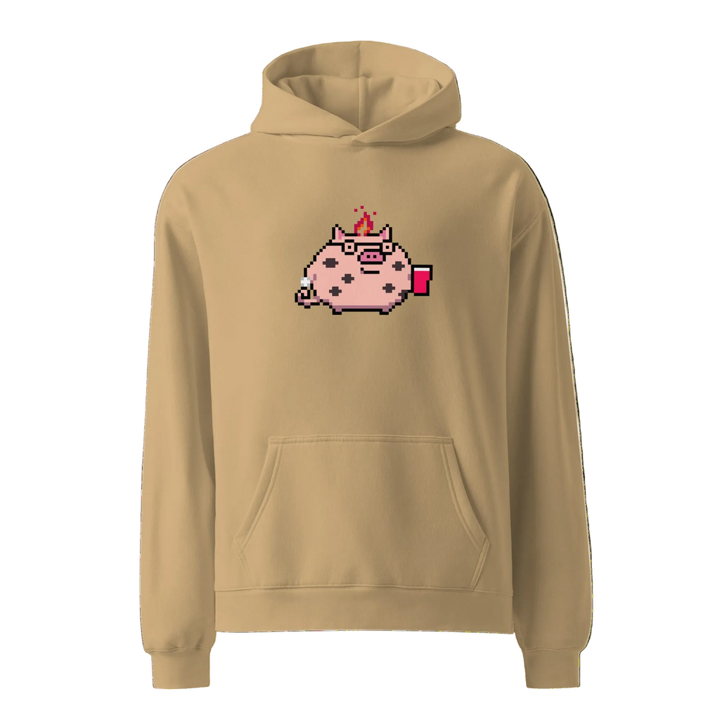 Beer Pong Pig Lucid Flux Unisex oversized hoodie