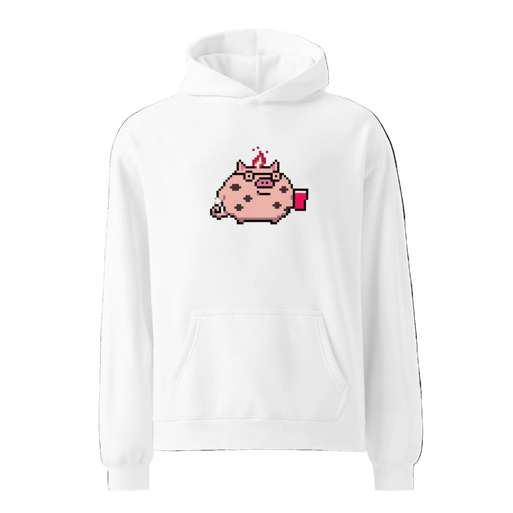 Beer Pong Pig Lucid Flux Unisex oversized hoodie