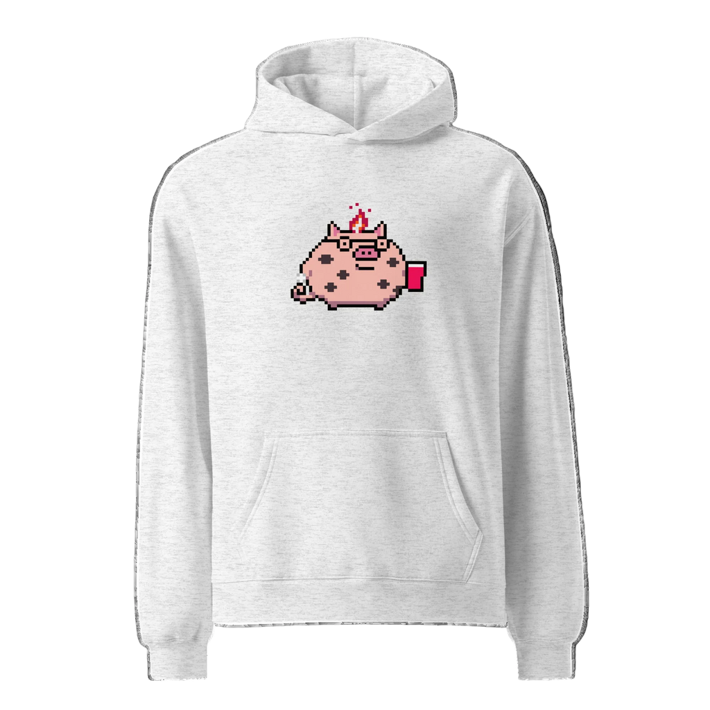 Beer Pong Pig Lucid Flux Unisex oversized hoodie
