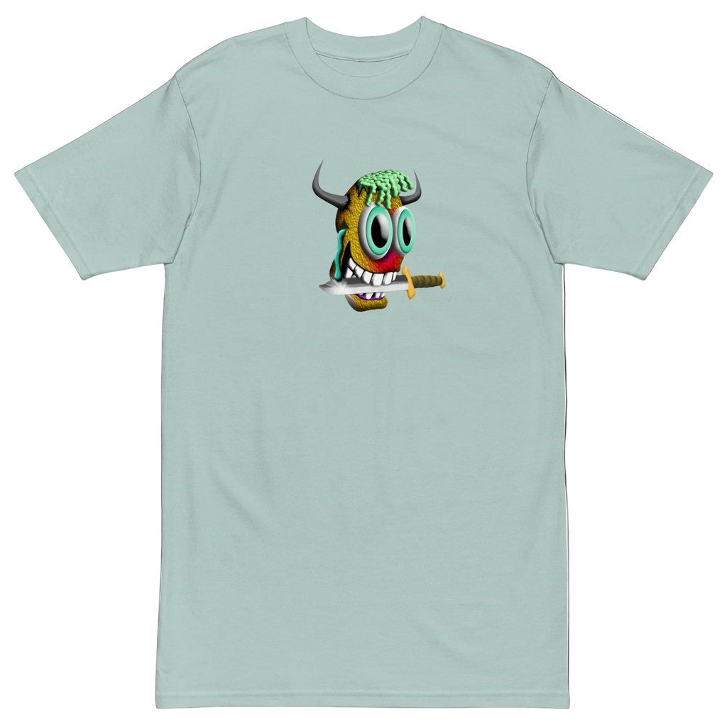 Lucid Flux skull & dagger premium heavyweight tee