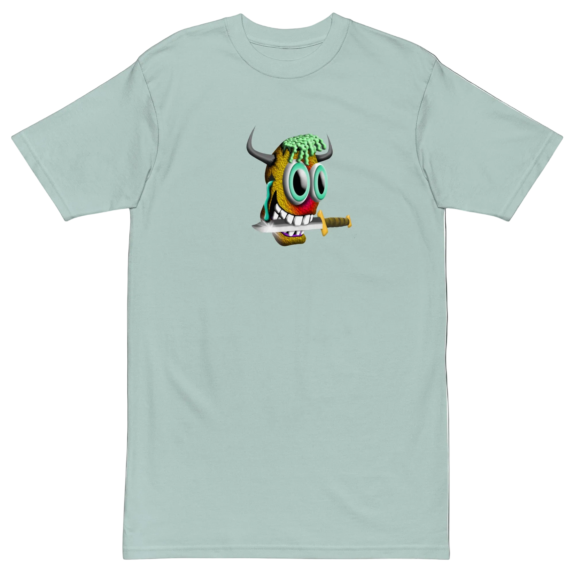 Lucid Flux skull & dagger premium heavyweight tee