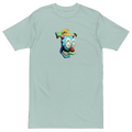 Lucid Flux mushroom Skull premium heavyweight tee