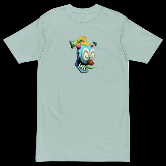 Men’s premium skull clown heavyweight tee