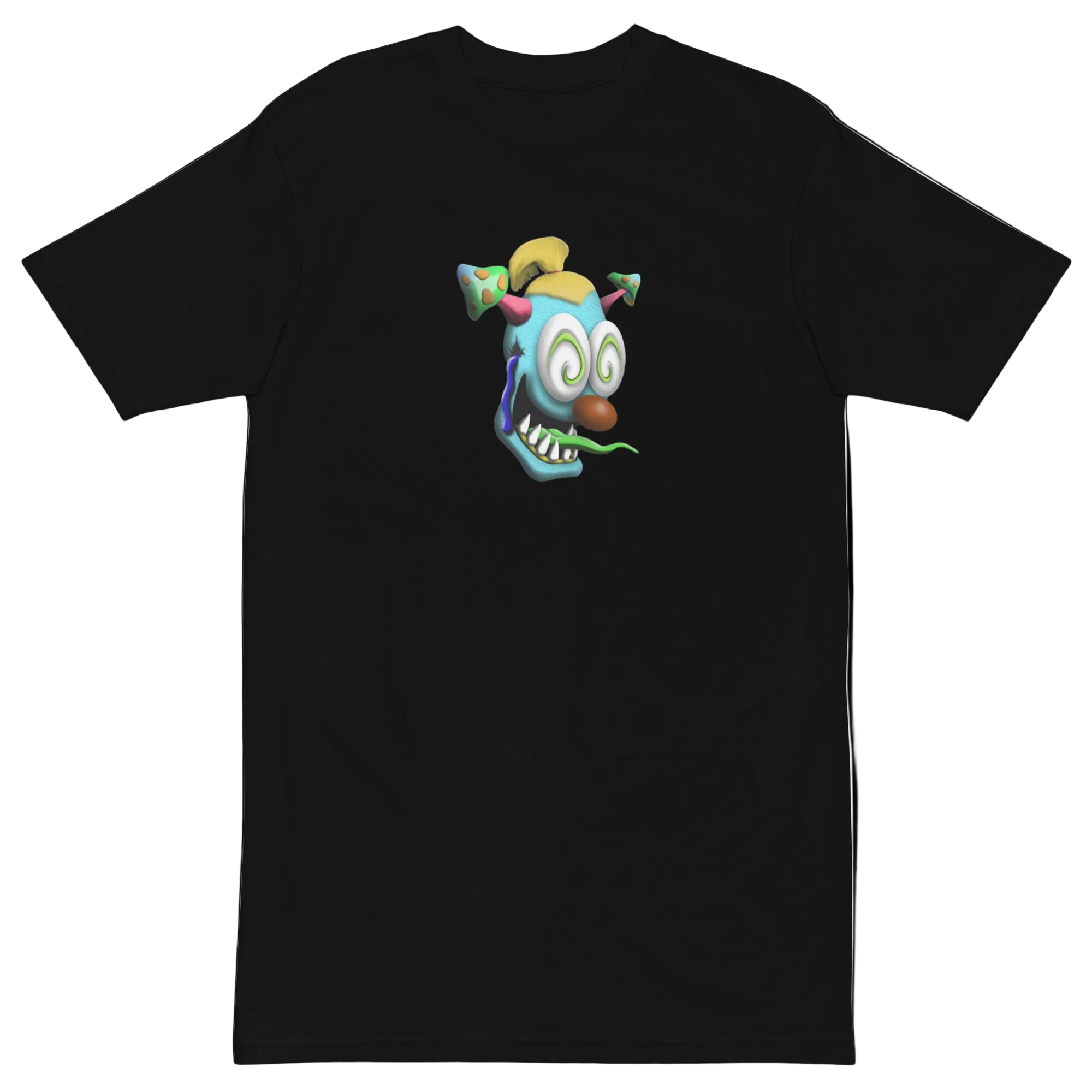 Lucid Flux mushroom Skull premium heavyweight tee