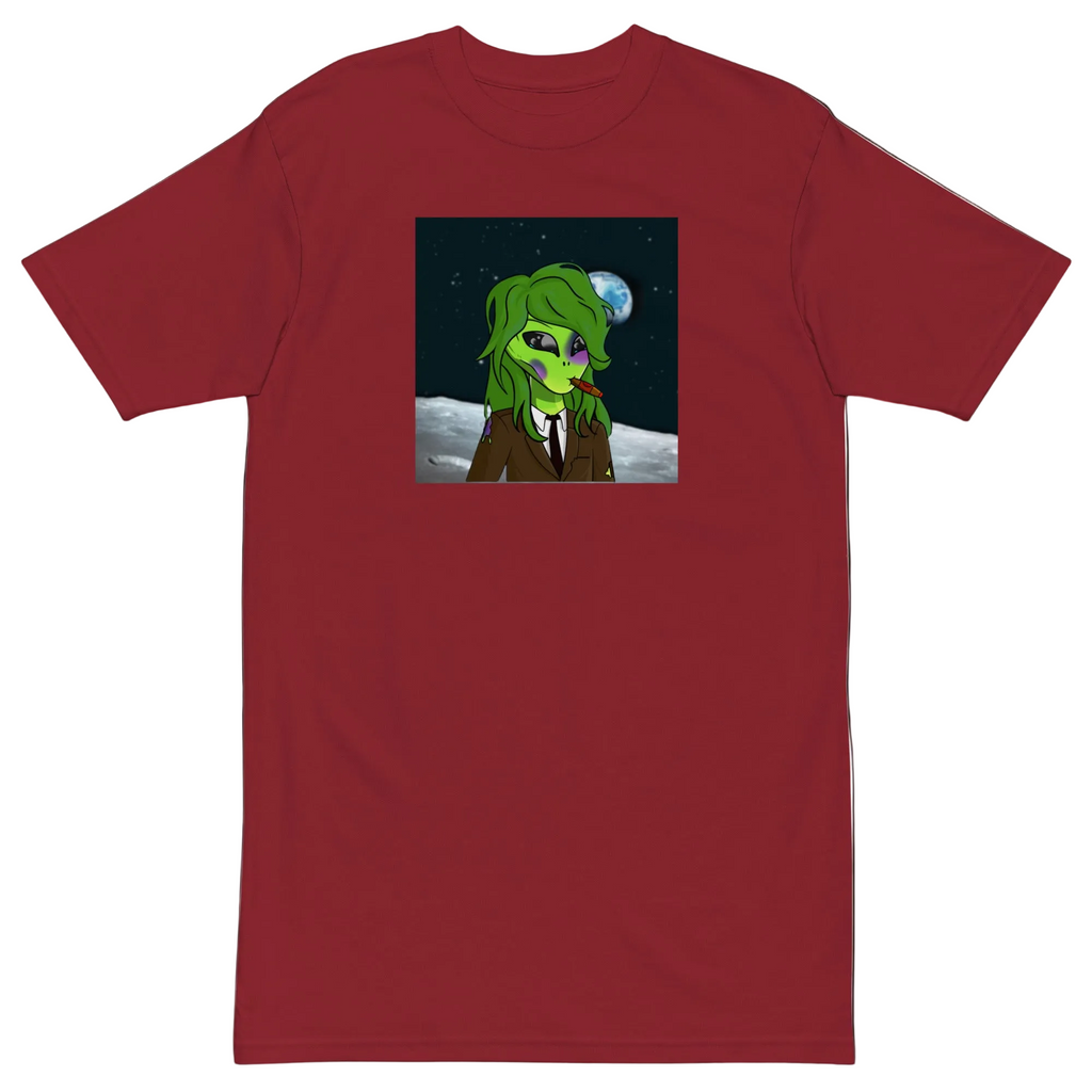 Lucid Flux dapper alien premium heavyweight tee