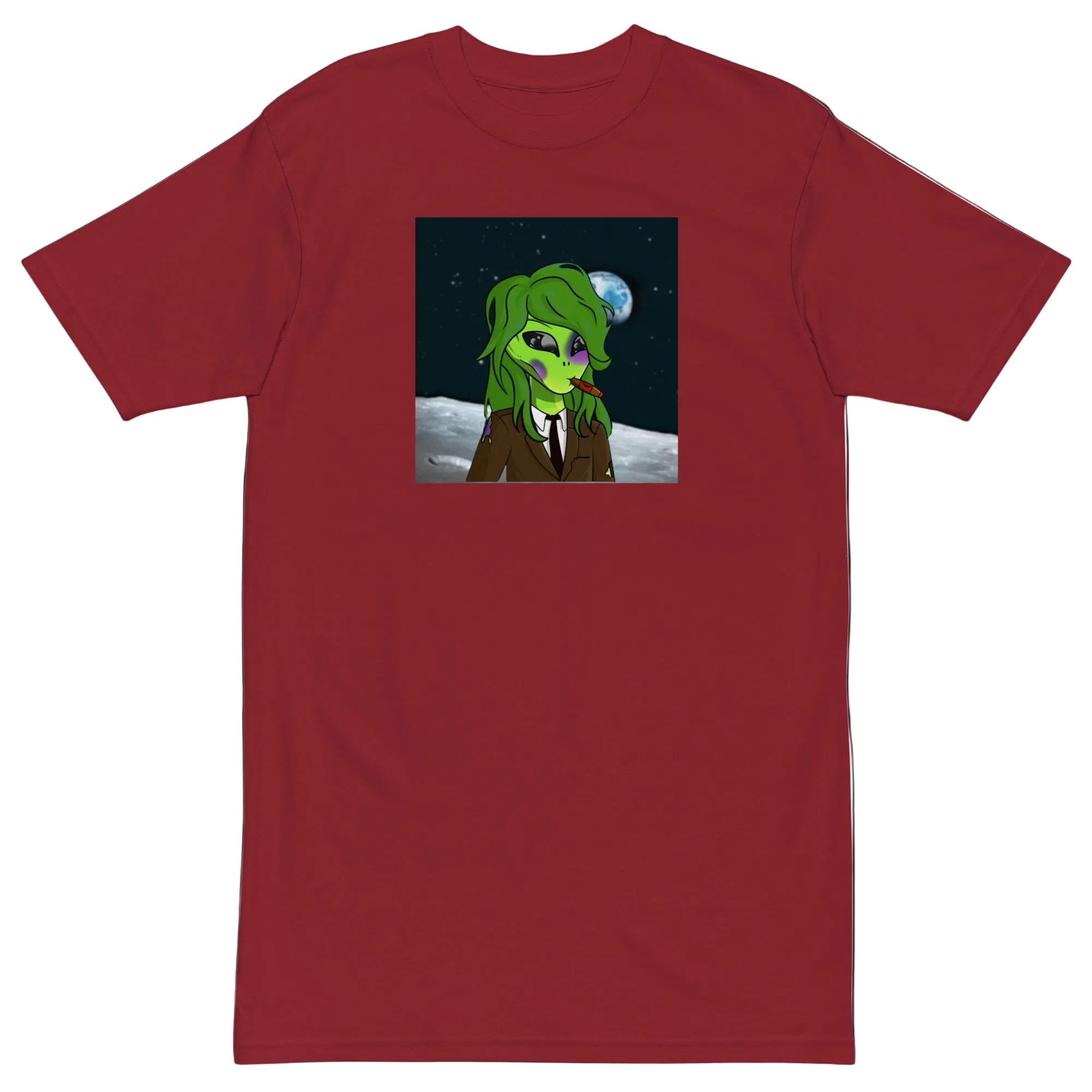 Lucid Flux dapper alien premium heavyweight tee