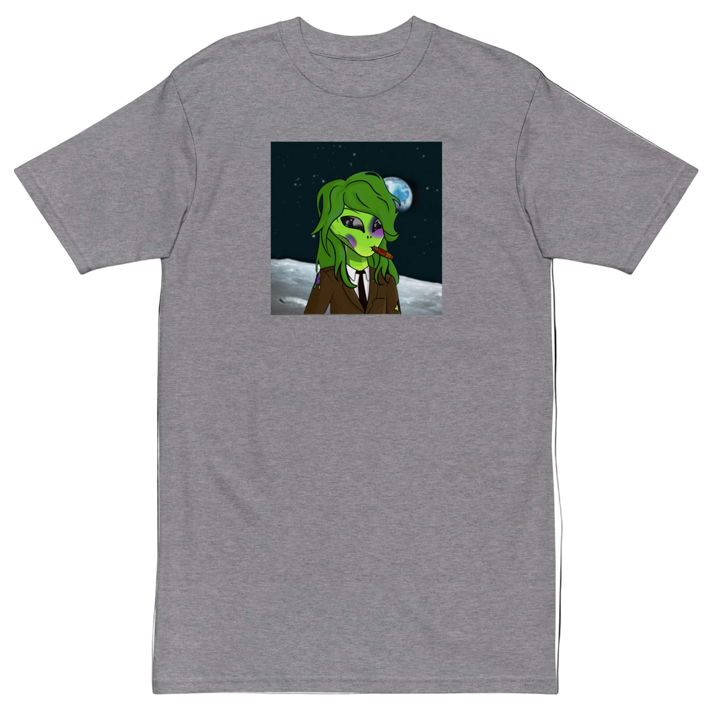 Lucid Flux dapper alien premium heavyweight tee