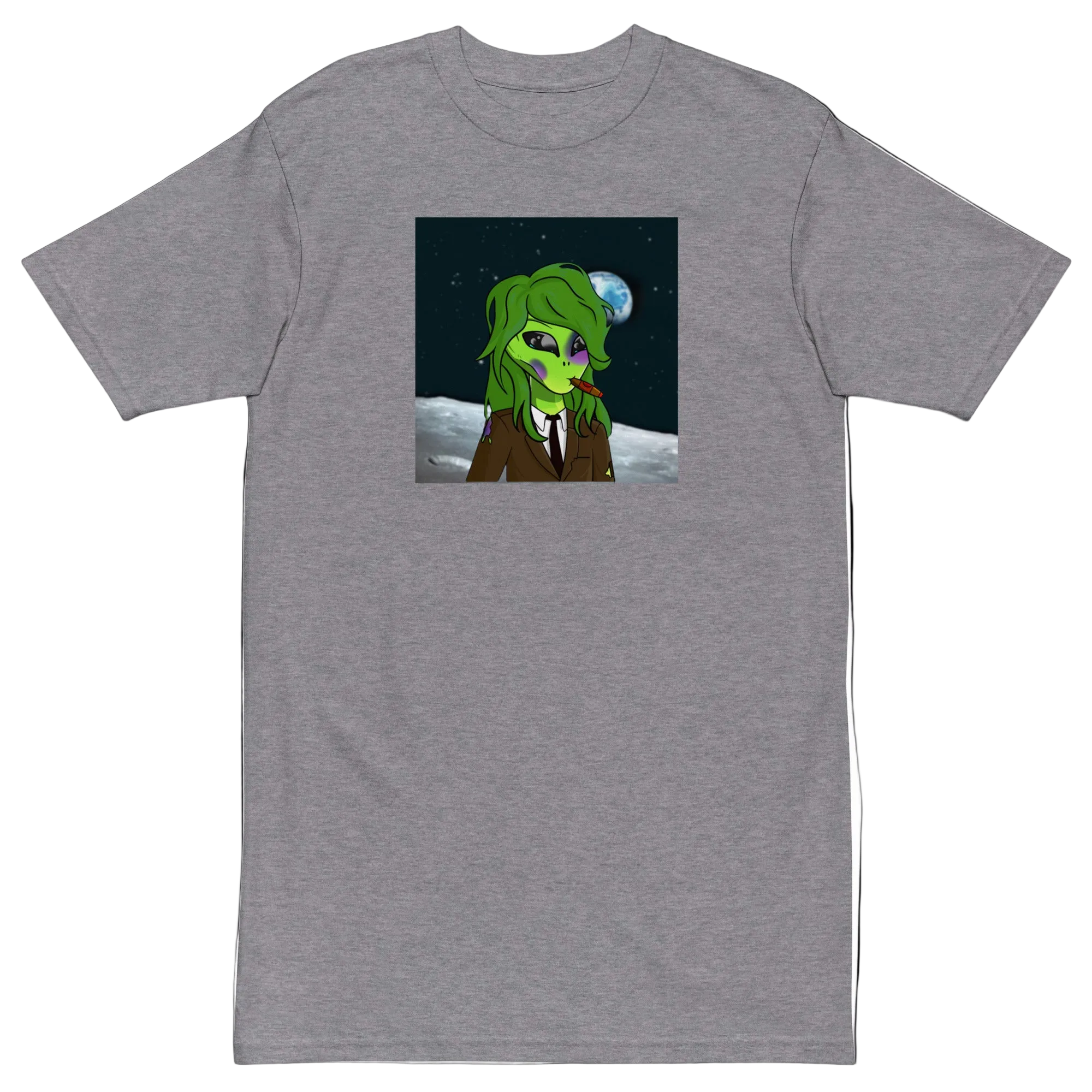 Lucid Flux dapper alien premium heavyweight tee
