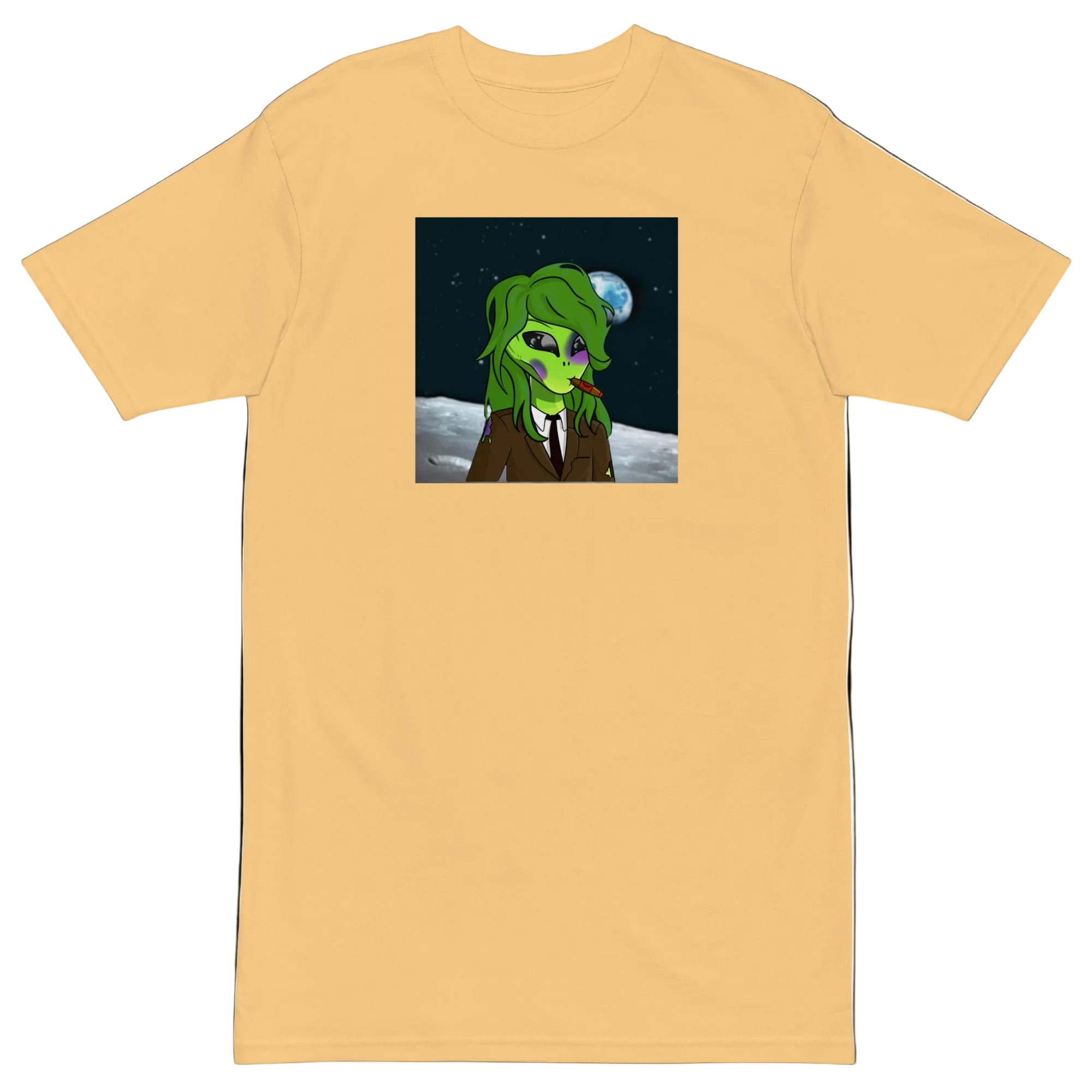 Lucid Flux dapper alien premium heavyweight tee