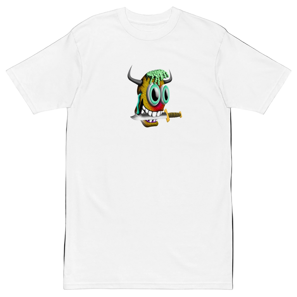 Lucid Flux skull & dagger premium heavyweight tee