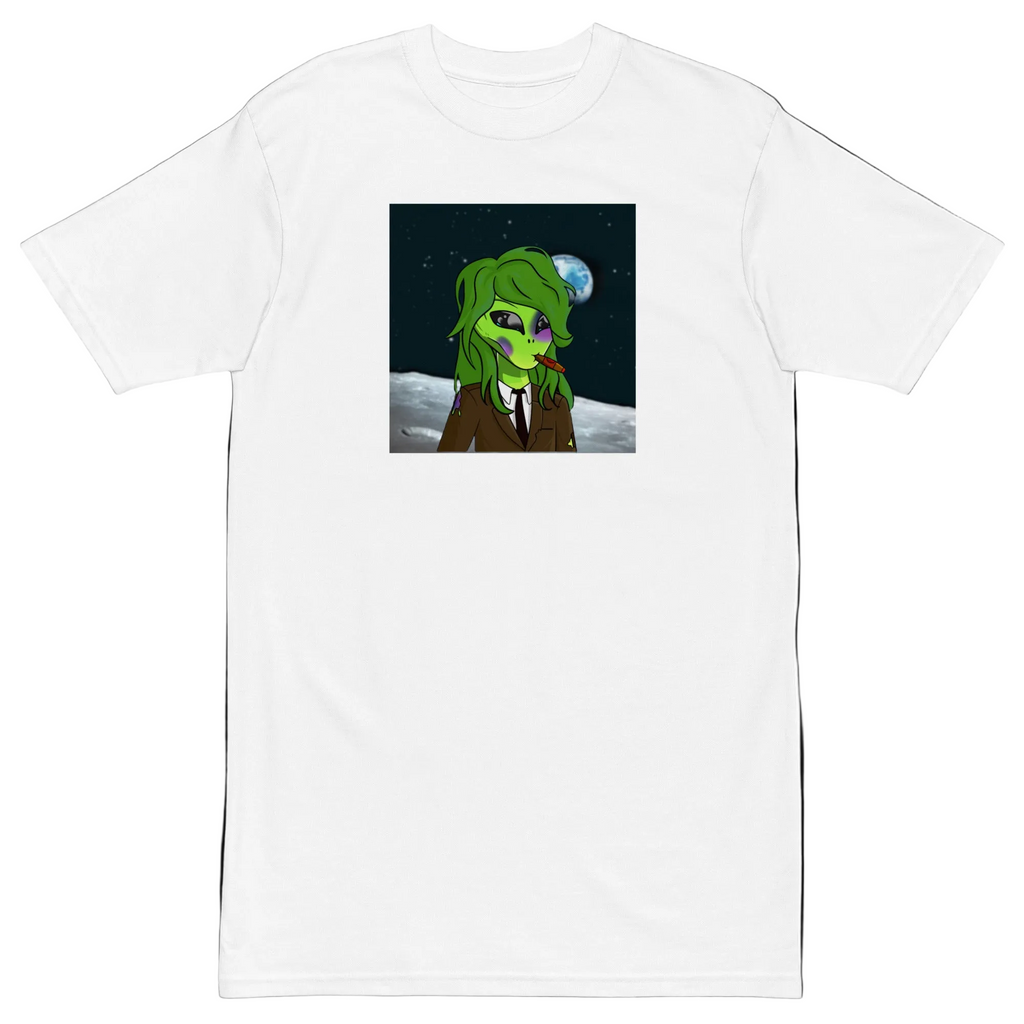 Lucid Flux dapper alien premium heavyweight tee